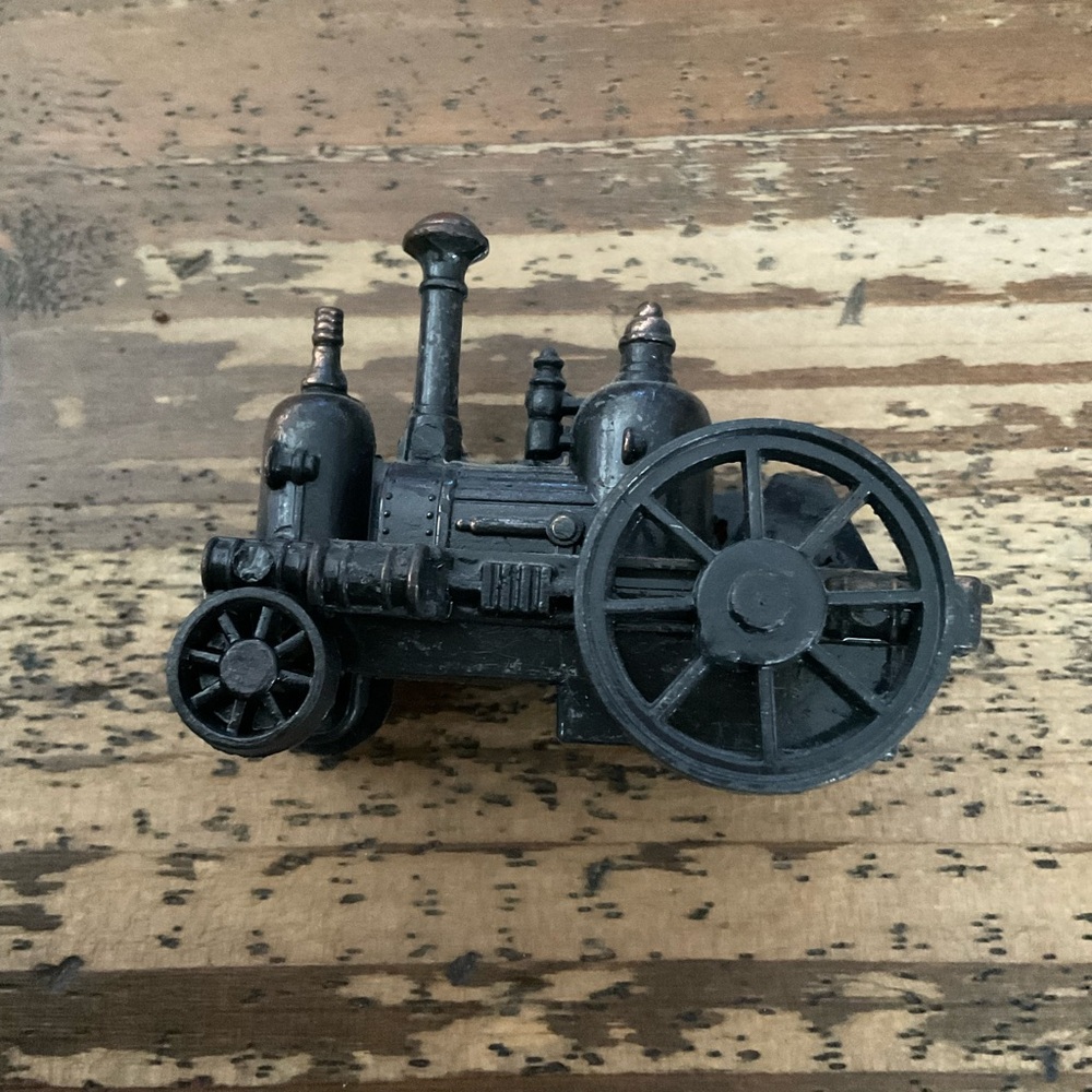 VINTAGE ANTIQUE FINISH DIE CAST METAL HODGE STEAMER STEAM PENCIL SHARPENER - Picture 3 of 8